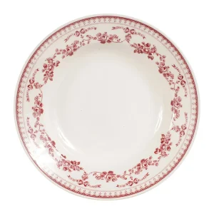 Comptoir De Famille Assiette Creuse En Faïence Bordeaux D23cm – Faustine Promotio de vente 7