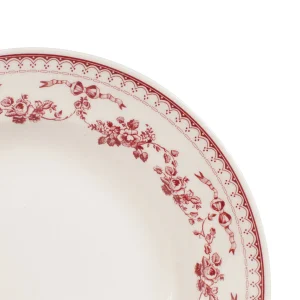 Comptoir De Famille Assiette Creuse En Faïence Bordeaux D23cm – Faustine Promotio de vente 9