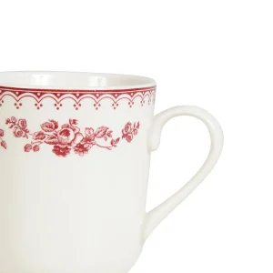 ultratendance Comptoir De Famille Tasse Haute En Faïence Blanchet Et Rouge – Faustine 6