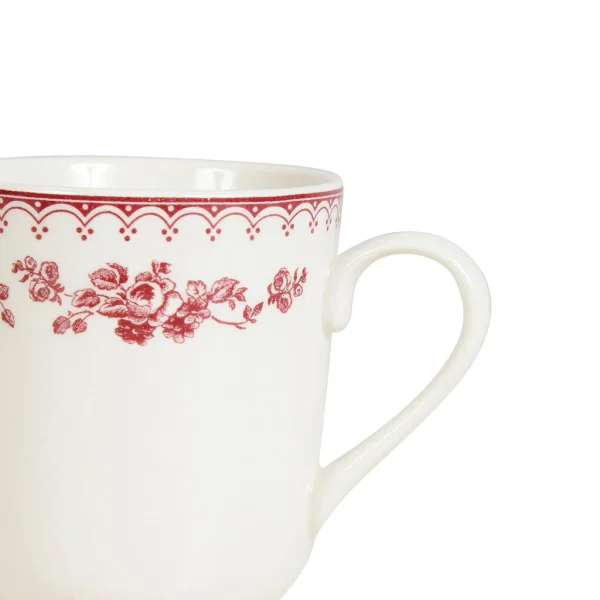 ultratendance Comptoir De Famille Tasse Haute En Faïence Blanchet Et Rouge – Faustine 3