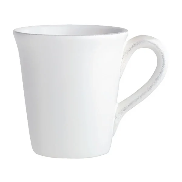 boutique en france Côté Table Mug En Faïence Blanc – Campagne 1