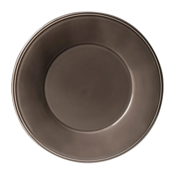 Côté Table Assiette Plate En Faïence Poivre D28.5cm – Constance Pas Cher Magasin Soldes 1