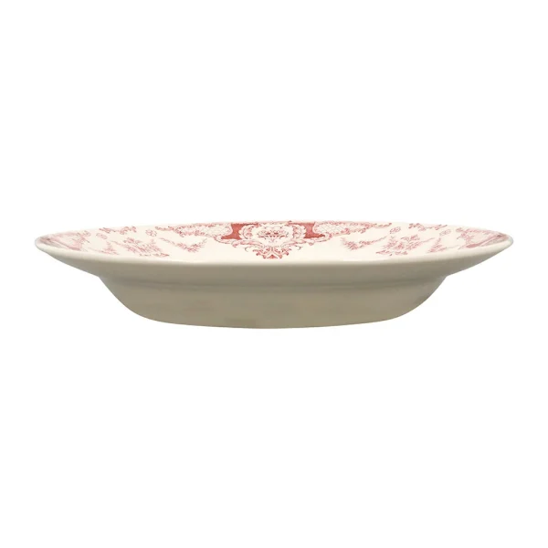 vente à bas prix Comptoir De Famille Assiette Creuse En Faience Bordeaux D22cm – Clothilde 1