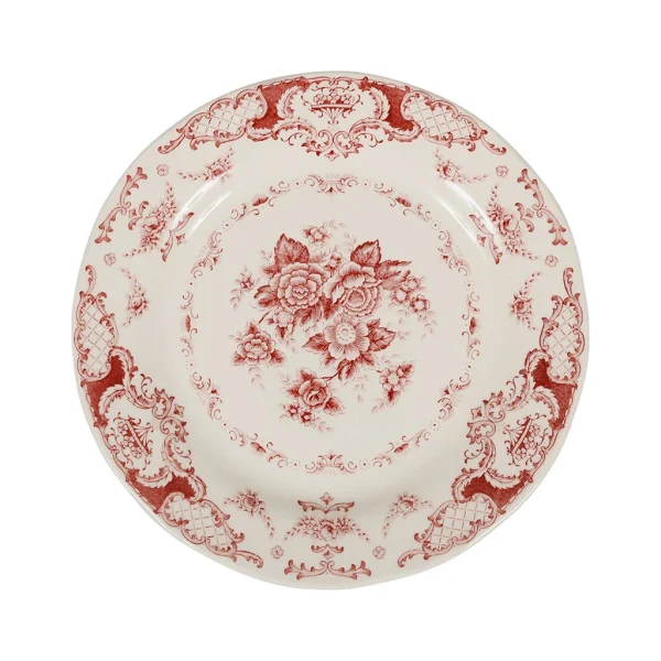 Comptoir De Famille Assiette à Dessert En Faience Bordeaux D20cm – Clothilde garantie de qualité 1