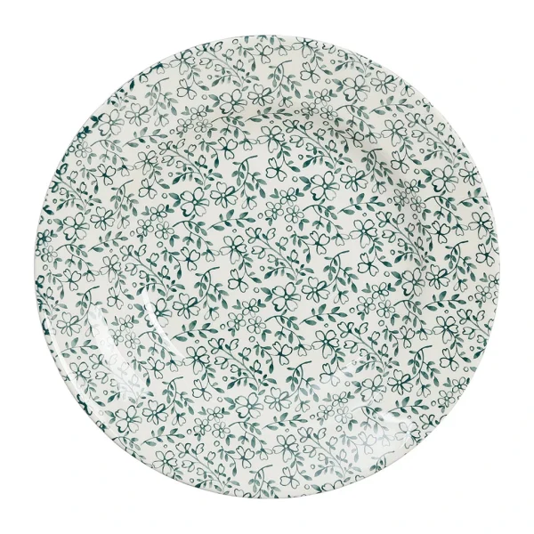 mode tendance Comptoir De Famille Assiette Creuse En Faïence Vert D23cm – P’tites Fleurs 3