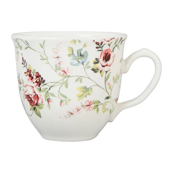 Comptoir De Famille Tasse Et Sous-tasse En Faïence Multicolore – P’tites Fleurs site pas cher 3