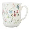 Meilleur Service Comptoir De Famille Tasse Haute En Faïence Multicolore – P’tites Fleurs 8