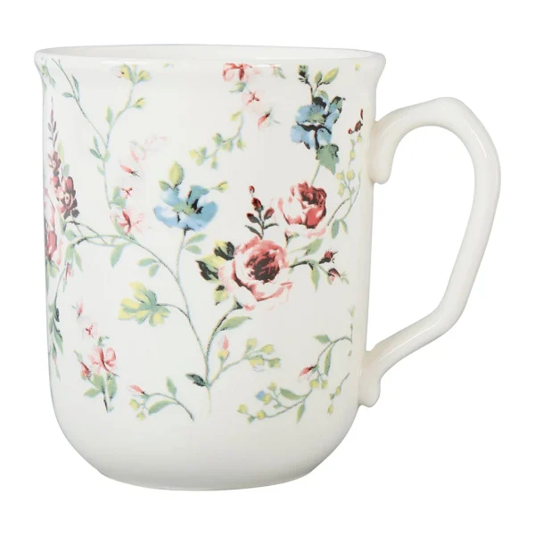 Meilleur Service Comptoir De Famille Tasse Haute En Faïence Multicolore – P’tites Fleurs 1