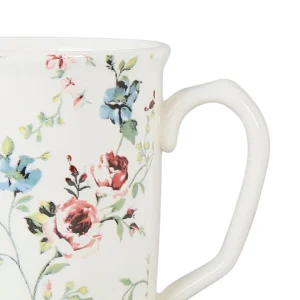 Meilleur Service Comptoir De Famille Tasse Haute En Faïence Multicolore – P’tites Fleurs 6