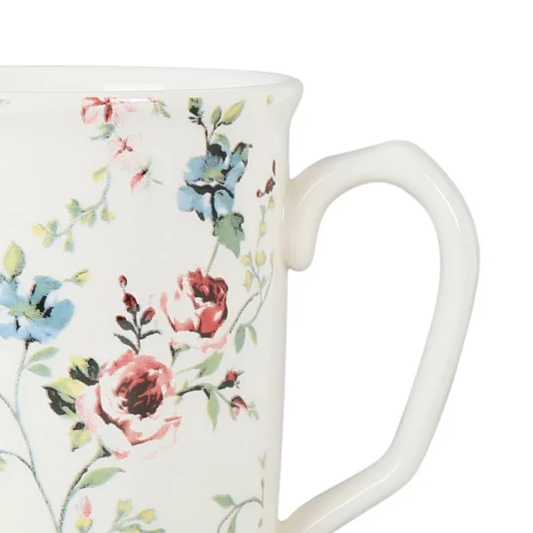 Meilleur Service Comptoir De Famille Tasse Haute En Faïence Multicolore – P’tites Fleurs 3