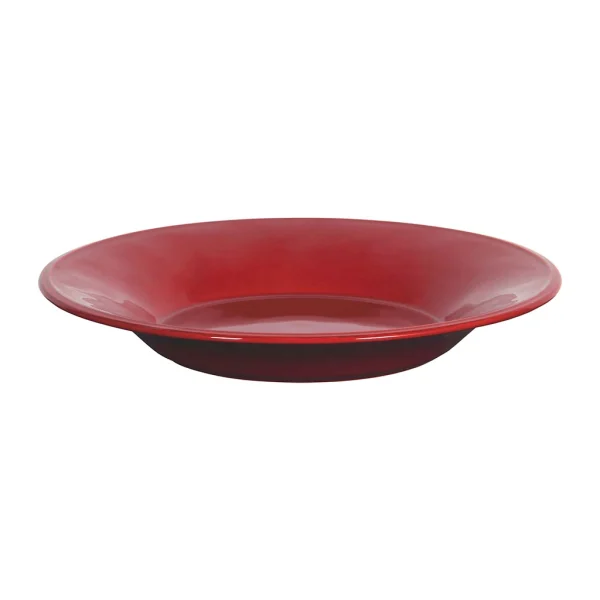 Côté Table Assiette à Pâtes En Faïence Rouge D27cm – Constance à prix imbattables 1