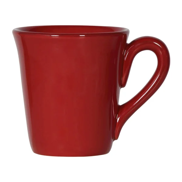 excellents soldes Côté Table Mug En Faïence Rouge – Campagne 1