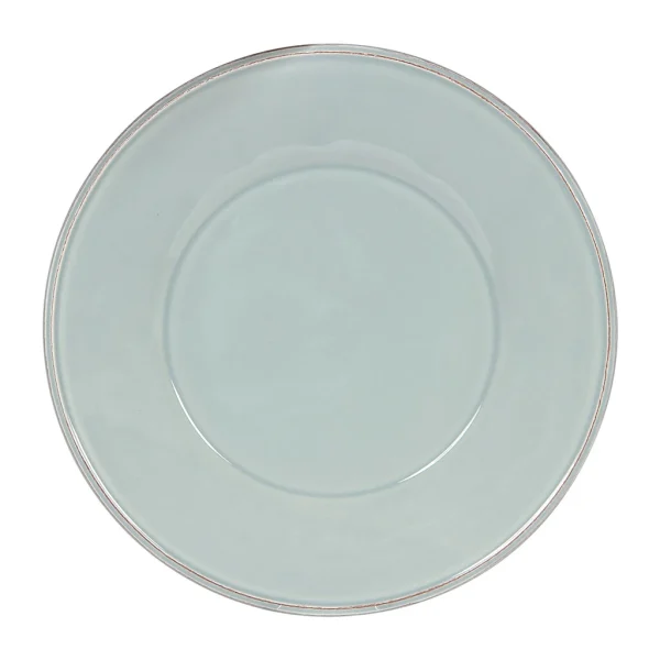 Côté Table Assiette Plate En Faïence Vert D’eau D28.5cm – Constance en ligne 1