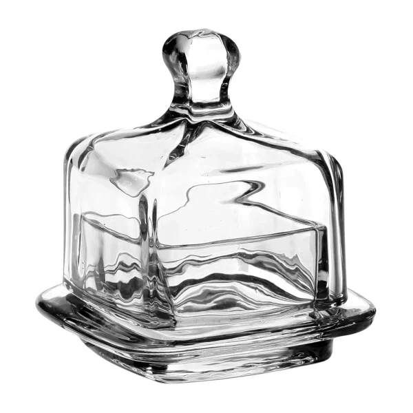 Côté Table Beurrier Carré Beurrier Transparent En Verre luxe soldes 3