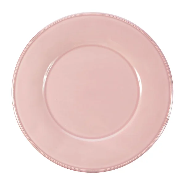 Côté Table Assiette Plate En Faïence Rose Poudré D28.5cm – Constance online boutique 1