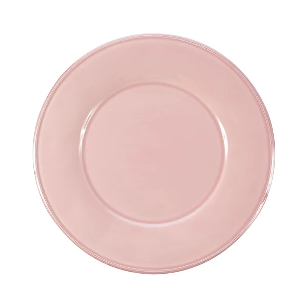 comparez les prix Côté Table Assiette A Dessert En Faïence Rose Poudré D23.5cm -constance 1