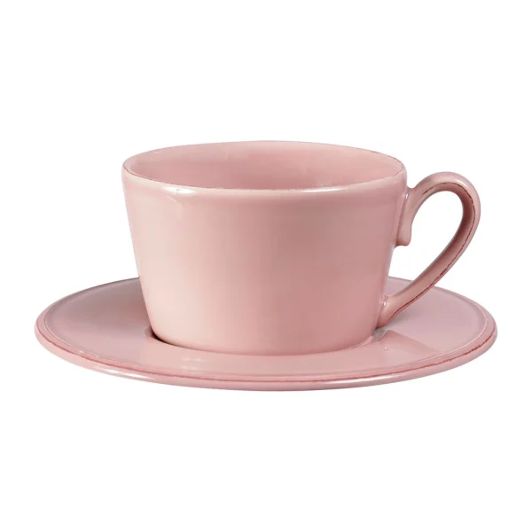 en france Côté Table Tasse En Faïence Rose – Constance 1