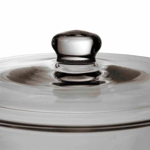 Côté Table Coupe Sur Pied Avec Couvercle Transparent En Verre acheter 9