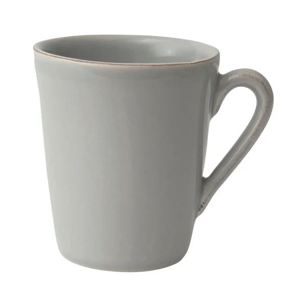 Côté Table Mug Americain En Faïence Gris Perle Prestation Et Rapide 1