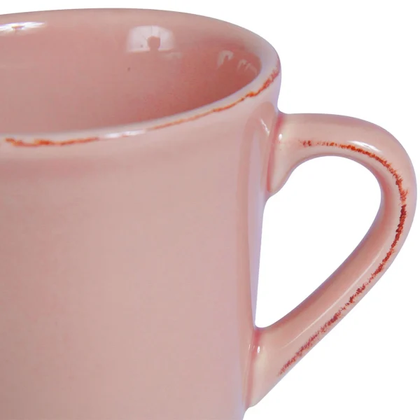 styles dernier cri Côté Table Mug Americain En Faïence Rose 4