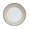 aux meilleurs prix Côté Table Assiette Plate En Porcelaine Perle Et Platine D27cm – Ginger 5