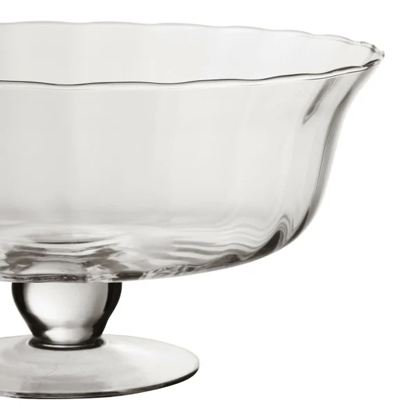 dernières Côté Table Coupe Sur Pied Praline Transparent En Verre 4