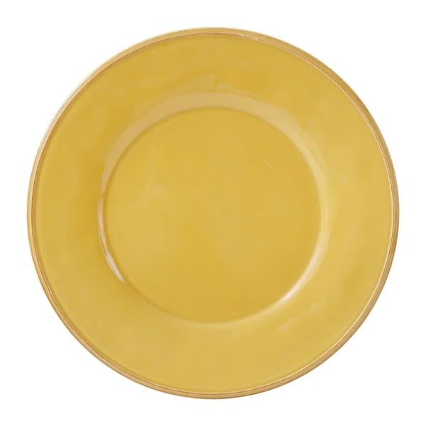 Côté Table Assiette Plate En Faïence Moutarde D28.5cm – Constance marque pas cher 1