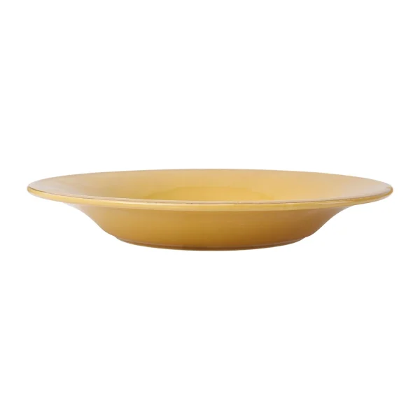 Côté Table Assiette à Pâtes En Faïence Moutarde D27cm – Constance pas cher 1