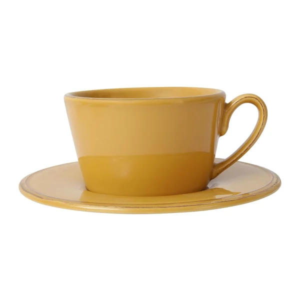 destockage Côté Table Tasse En Faïence Moutarde – Constance 1