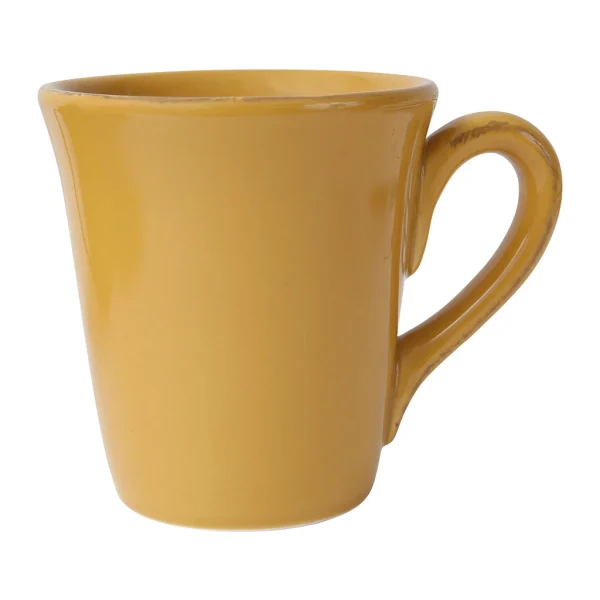 outlet soldes Côté Table Mug Americain En Faïence Moutarde 1