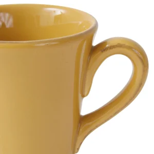 outlet soldes Côté Table Mug Americain En Faïence Moutarde 9