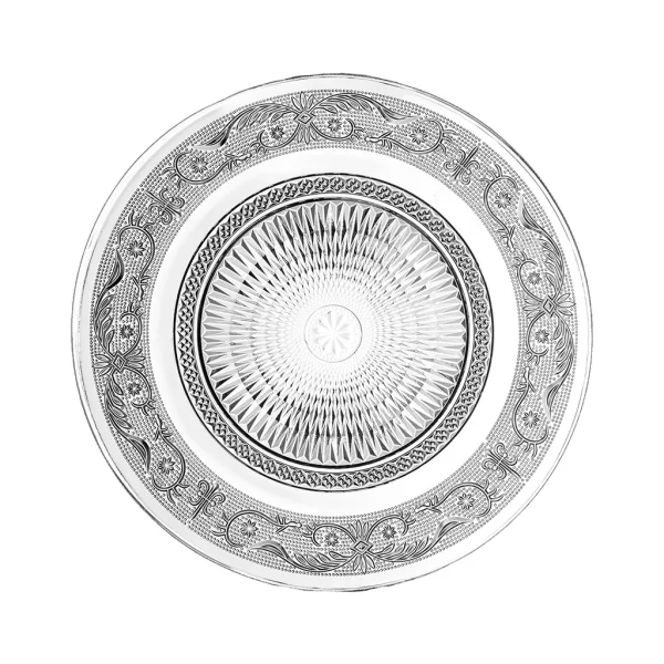 Côté Table Assiette Plate En Verre D25cm – Classica magasin pour 1