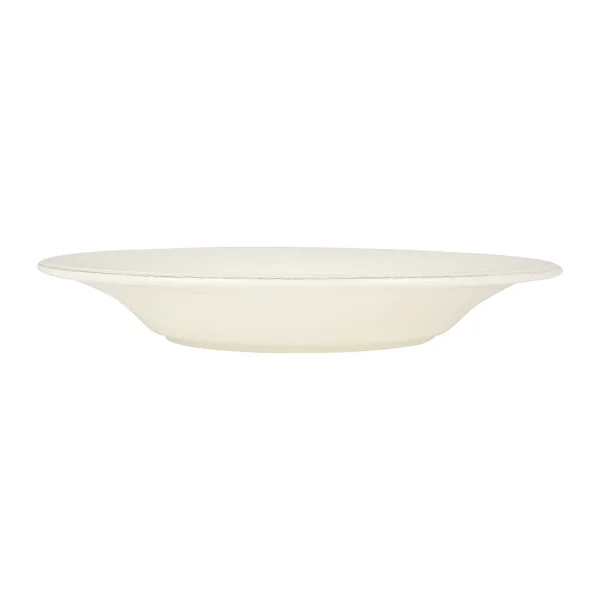 Service Clients Dédié Côté Table Assiette à Pâtes En Faïence Ivoire D27cm – Constance 1