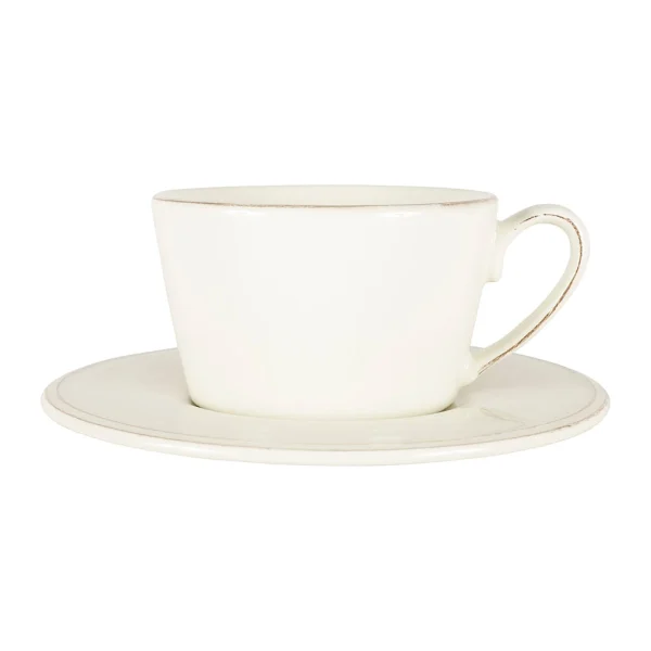 magasin france Côté Table Tasse En Faïence Ivoire – Constance 1