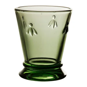 Côté Table Gobelet Abeilles Vert En Verre soldes ligne 16