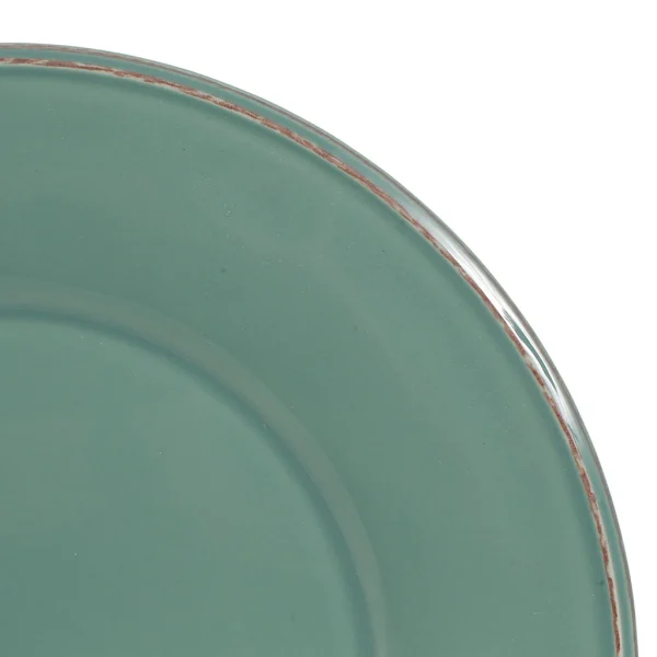 Côté Table Assiette Plate En Faïence Sauge D28.5cm – Constance mode pas cher 4