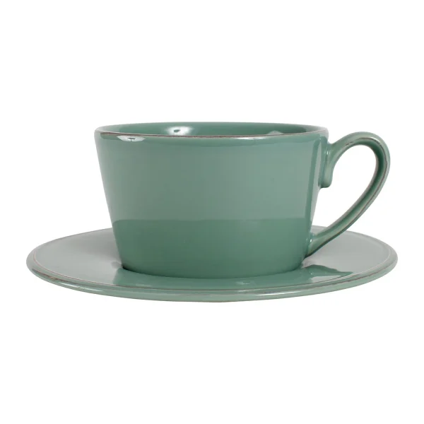 Côté Table Tasse En Faïence Sauge – Constance vente pas cher 1