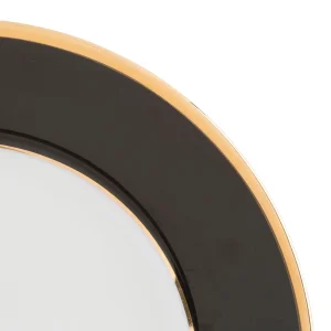 Côté Table Assiette Plate En Porcelaine Noir Et Doré D27cm – Ginger grand choix 12