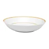 grande promotion Côté Table Assiette Creuse En Porcelaine Blanc Et Doré D23cm – Ginger 11