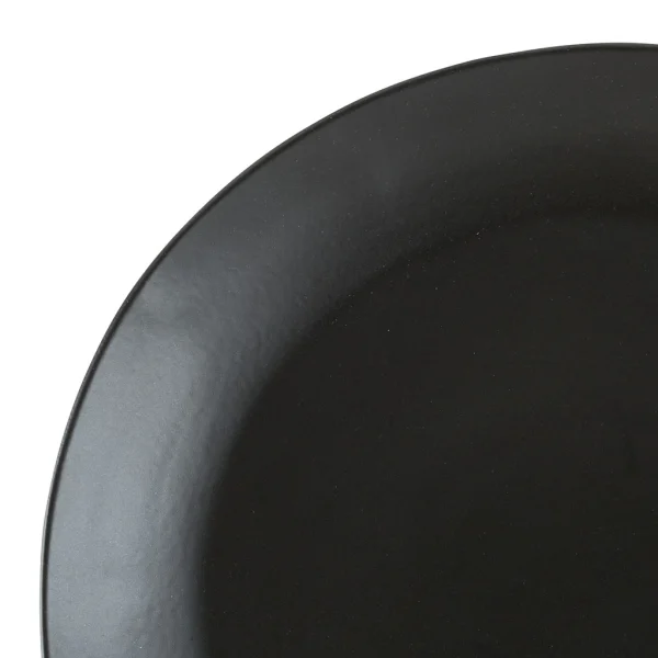 exclusivement disponibles Côté Table Plat En Grès Noir – Ingrid 4