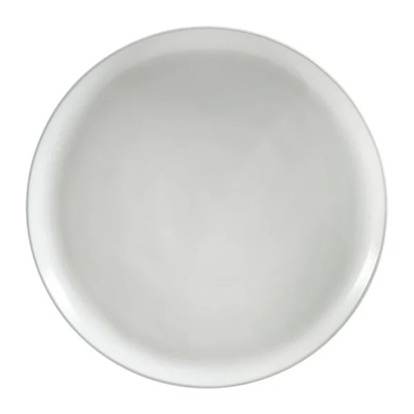 Côté Table Assiette Plate En Grès Blanc D27cm – Ingrid Nouveau 1