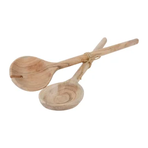 mode pas chere Côté Table Couverts à Salade En Acacia – Dalbert 6