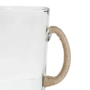 à prix très bas Côté Table Pichet Lorena 1.5l En Verre Et Jute 7