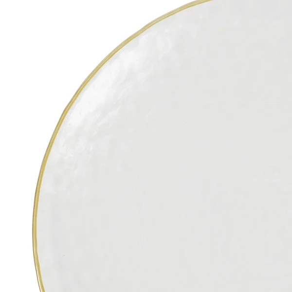 Côté Table Assiette Plate En Verre Doré D22cm – Orphee soldes ligne 3