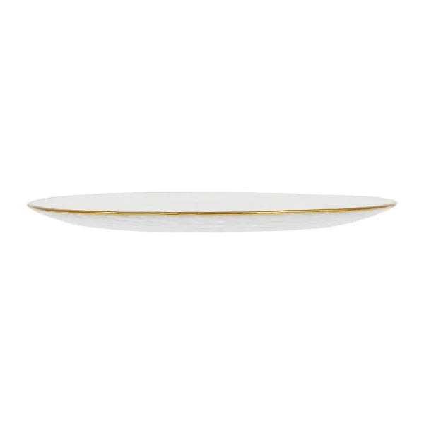 Côté Table Assiette à Dessert En Verre Doré D22cm – Orphee boutique en ligne 4