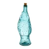 acheter en ligne Côté Table Bouteille Poisson Turquoise 1.1l En Verre Recyclé 8