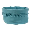 Côté Table Paniere A Pain Nalia Turquoise D18xh15cm Coton 180g/m2 De super promotions disponibles 8