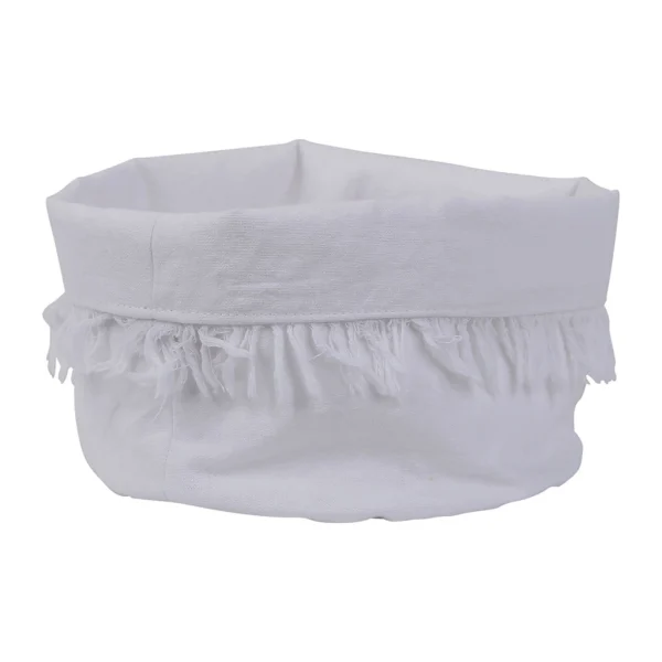 Côté Table Paniere A Pain Nalia Blanc D18xh15cm Coton 180g/m2 excellent qulity 1