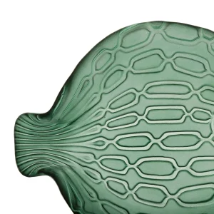 Top ventes Côté Table Plat Poisson Ocean Vert Foncé 20x16xh3cm Verre 6