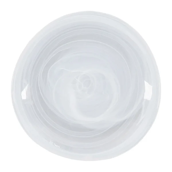 Côté Table Assiette Plate En Verre Blanc D26cm – Arales soldes pas cher 1